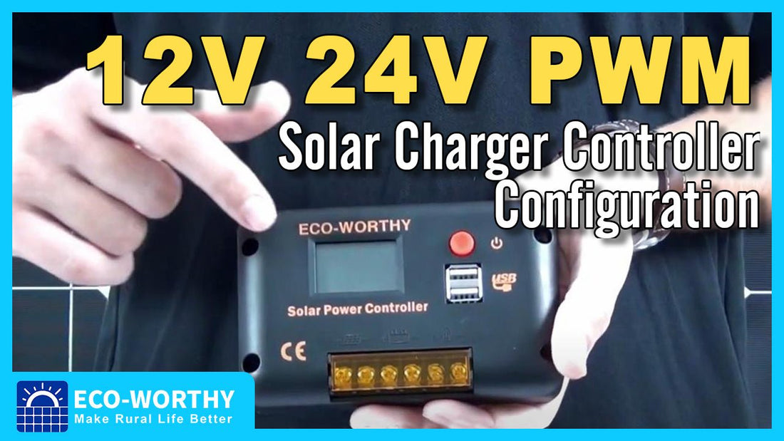 How to set a solar charger controller