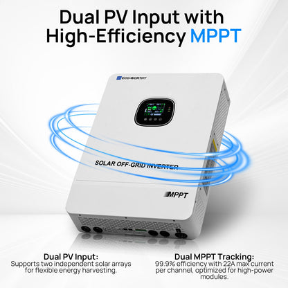ECO - WORTHY PowerMega 314 Home Backup Power 16.08KWh 51.2V 314Ah Battery+10kW 48V Off Grid Inverter - lithium battery - ECO - WORTHY