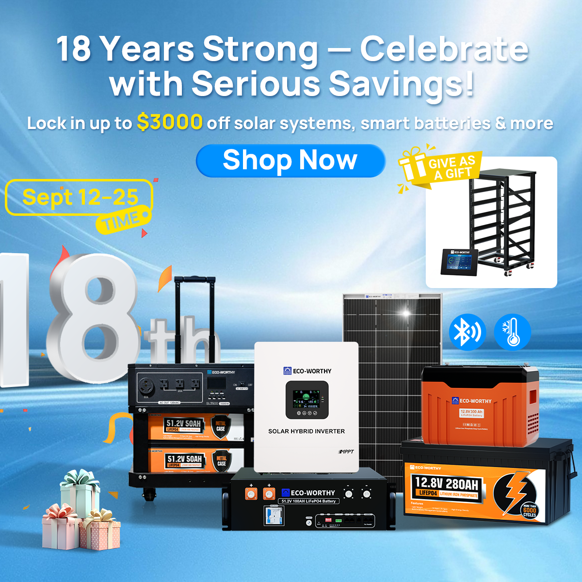 Spring into Savings! Upgrade your solar power with Eco Worthy’s best spring deals. Enjoy exclusive discounts on high-performance lithium batteries and solar kits. Go green, save more, and power your home or RV sustainably this season!